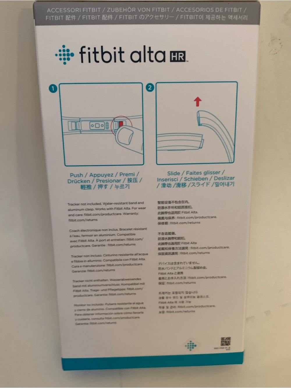 fitbit alta HR Classic Accessory Band in Soft Pink, size S Genuine - Picture 2 of 4